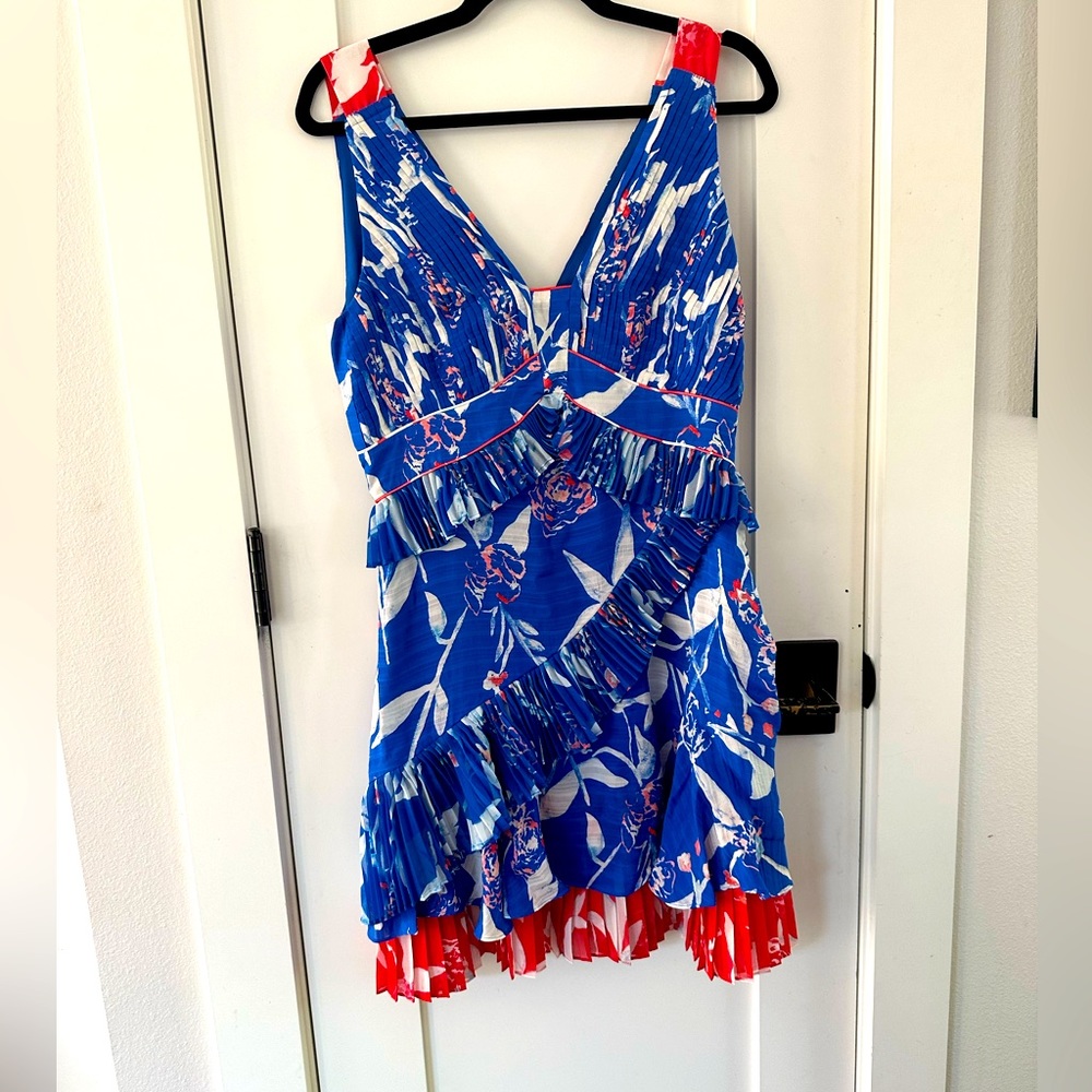 Tanya Taylor Floral Mini Dress